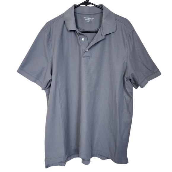 Croft & Barrow XL Grey Gray Collared Polo Shirt - Picture 1 of 5